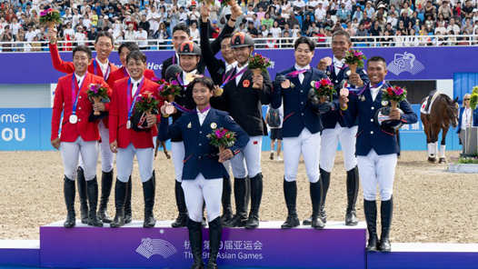 杭州亚运会·全天综合丨中国队首夺马术金牌 “诗雅组合”成就大满贯