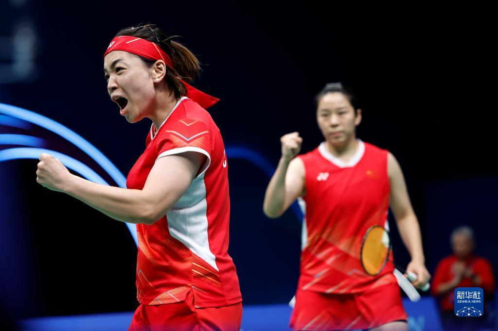 羽毛球女子双打中国组合陈清晨贾一凡夺冠