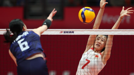 排球——女子组金牌赛：中国队夺冠