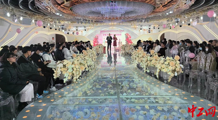 日前，滨州市总工会举办了青年职工联谊活动。图为活动现场。滨州市总工会供图