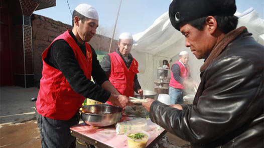 青海海东工会集聚多方力量抗震救灾