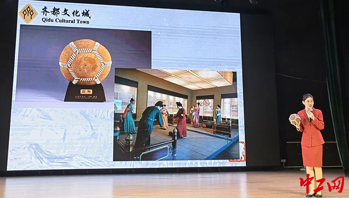 日前，淄博市举办了全市导游员（讲解员）服务技能大赛。图为比赛现场之一。淄博市总工会供图