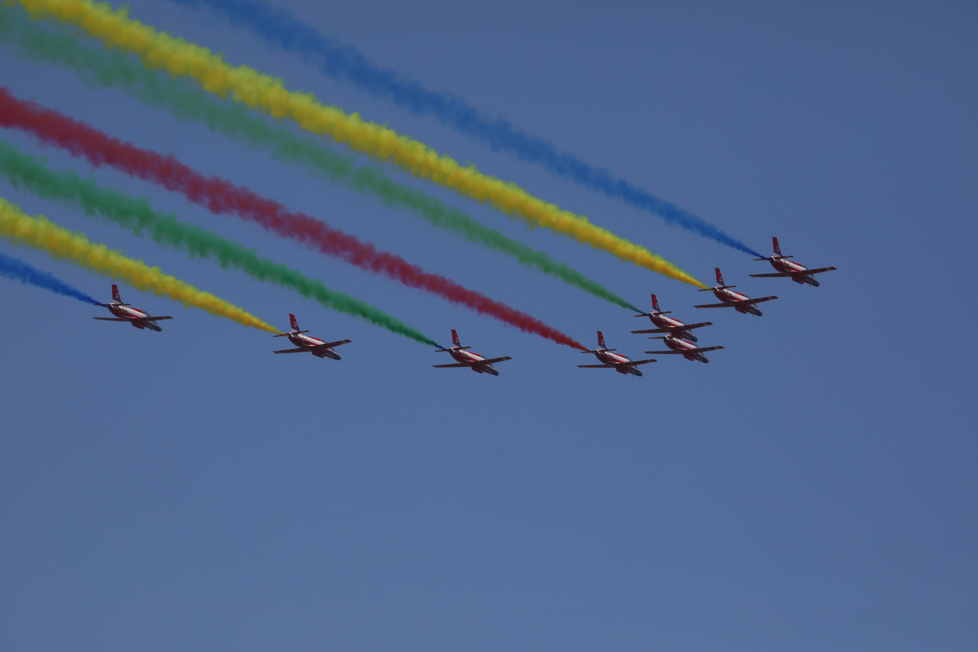 空军红鹰飞行表演队震撼大片