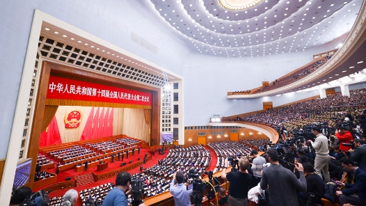 现场高清大图｜十四届全国人大二次会议在京开幕