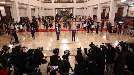 十四届全国人大二次会议首场“代表通道”