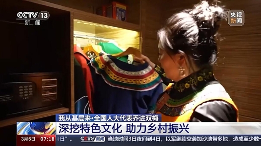 我从基层来丨全国人大代表乔进双梅：深挖特色文化 助力乡村振兴