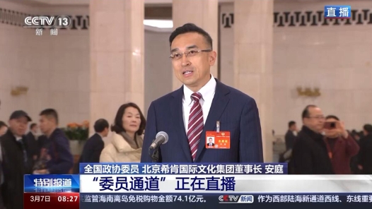 委员通道丨安庭：要用更多更好的作品来歌颂英雄人物