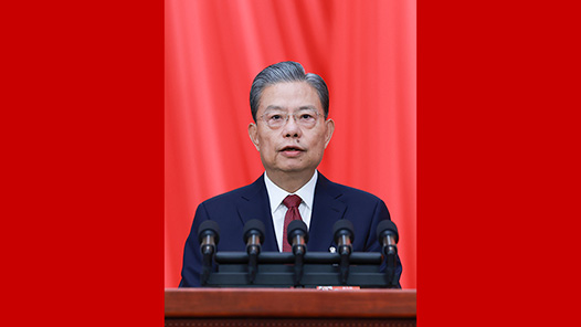 赵乐际作全国人大常委会工作报告