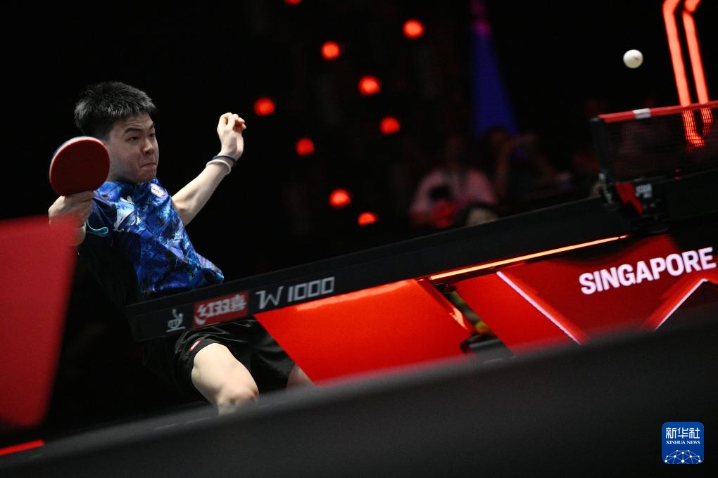 乒乓球——wtt新加坡大满贯:王楚钦胜高承睿 - 体育 - 中工网