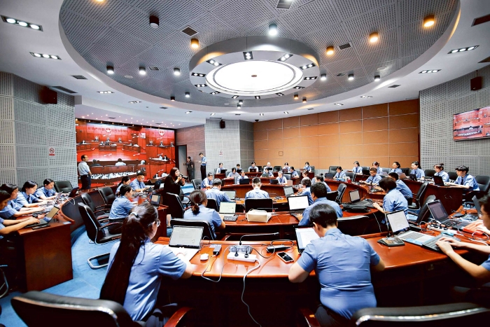 2023年8月至11月,2023年房山区总工会技能大赛——检察院书记员比赛现场 2023年8月至11月,2023年房山区总工会技能大赛——检察院书记员比赛现场