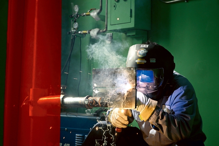 2023年11月17日,北京市职工职业技能大赛焊工竞赛现场 2023年11月17日,北京市职工职业技能大赛焊工竞赛现场