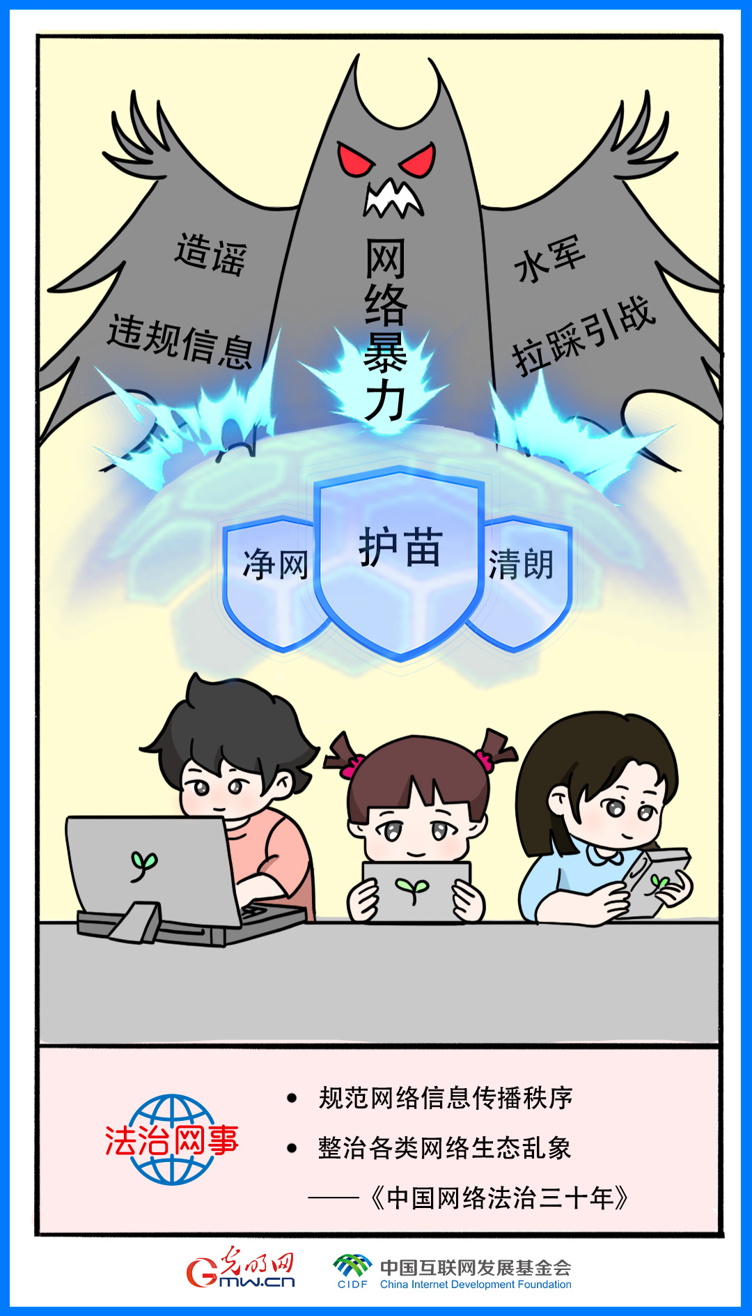 【法治网事】漫画丨中国集合法治三十年 【法治网事】漫画丨中国集合法治三十年