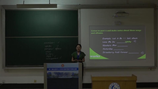 The Beatles--Listening and Speaking