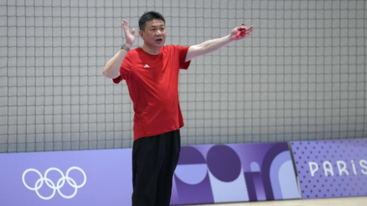 巴黎奥运会 | 排球——中国女排进行赛前训练