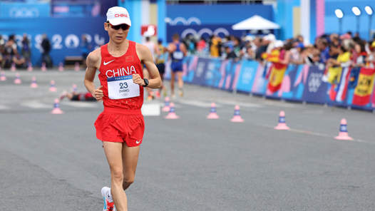 巴黎奥运会丨马拉松竞走混合接力西班牙选手摘金 中国组合位列14、15名