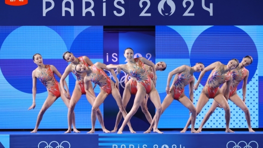 第24金！中国队首次夺得花样游泳集体项目奥运金牌