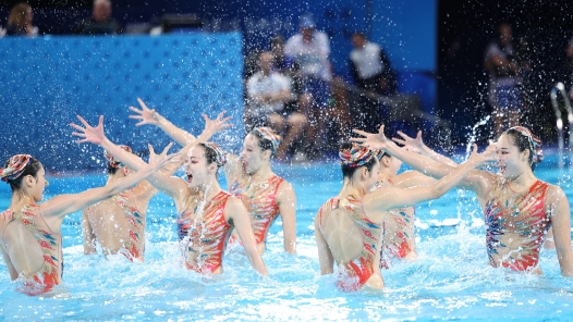 巴黎奥运会高清图集｜拿下奥运会历史首金！中国花样游泳强势夺冠