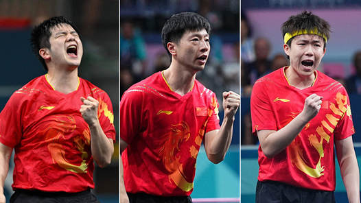 奥运五连冠！中国队夺得乒乓球男子团体金牌