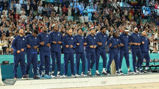 巴黎奥运会高清图集｜美国男篮奥运五连冠
