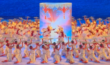 哈尔滨亚冬会盛大开幕 迎宾表演精彩绝伦