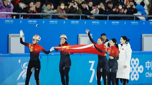 哈尔滨亚冬会丨短道速滑中国队两金收官 备战米兰还需提速