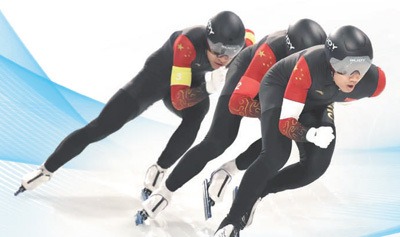 中国速度滑冰队主力高亭宇：三次出场 三夺金牌