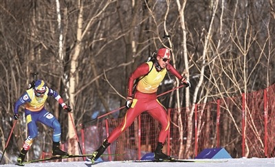 冬季两项男子4×7.5公里接力摘铜 团结一心向未来