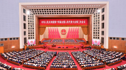 两会丨十四届全国人大三次会议举行第二次全体会议