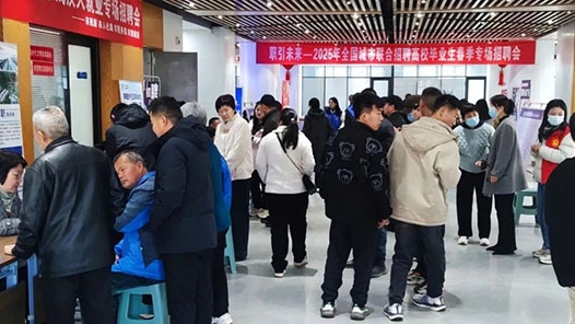 鹤壁市总工会举行2025年“春风行动”专场招聘会