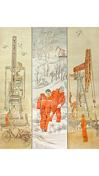 铁肩担道义石油寄青春