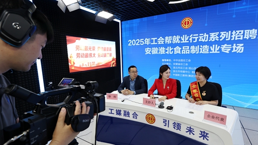 安徽省淮北市“工会帮就业”行动启动