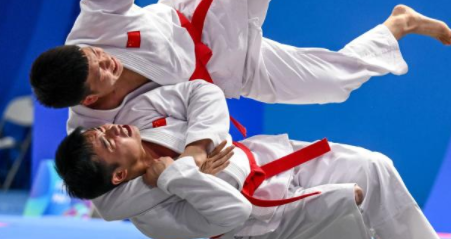 中国残疾人柔术斩获1金1银