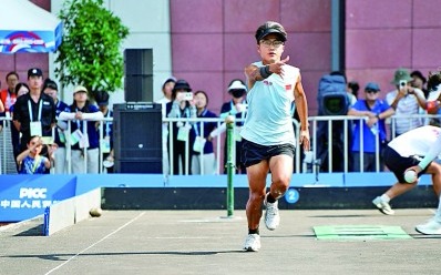 聚焦成都世运会丨地掷球——“这个项目老少皆宜”