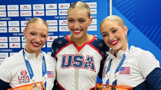 啦啦操首次亮相世运会 美国队摘得金牌