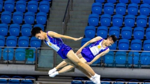 十五运会体操（蹦床）模拟演练举行