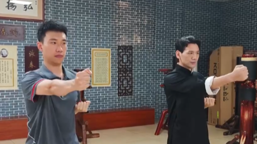 工间咏春操｜第八招“提膝护手”！