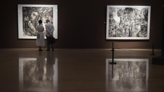 笔墨丹青忆烽火 164幅书画作品再现峥嵘岁月