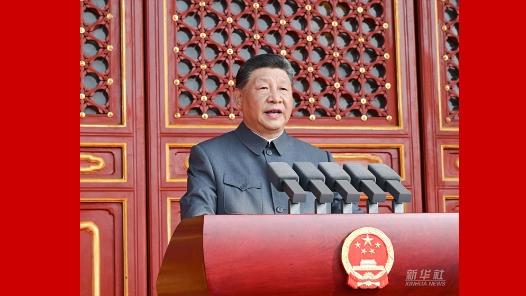 习近平：中华民族伟大复兴势不可挡！人类和平与发展的崇高事业必将胜利！