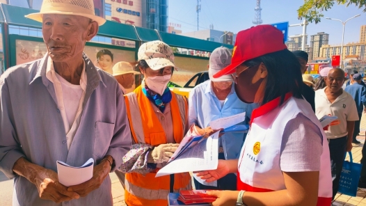 宁夏中宁县总工会开展网络安全宣传周集中宣传活动