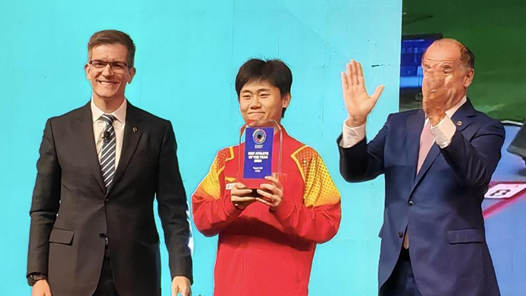 陕西代表团收获十五运会竞技体育项目首金