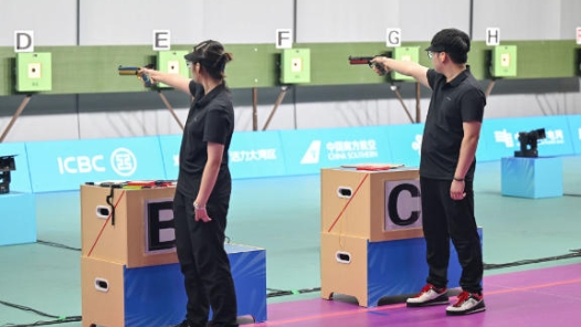 十五运会射击步手枪收官 5项成绩超世界纪录