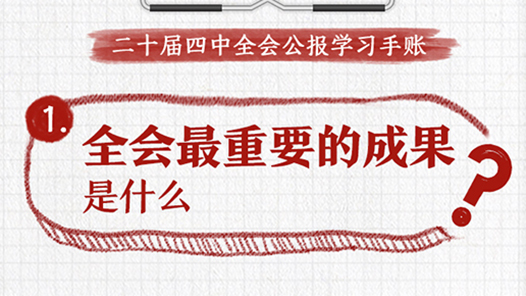 收藏！党的二十届四中全会公报学习手账