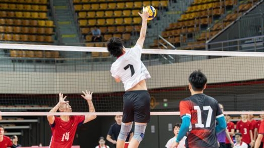 十五运会男子排球U20小组赛：河北队2:3不敌天津队