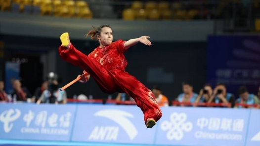 全运会武术套路项目决出三金