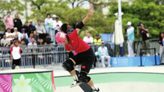 聚焦第十五届全国运动会丨14岁山西小将韩岫芊澄收获第四名