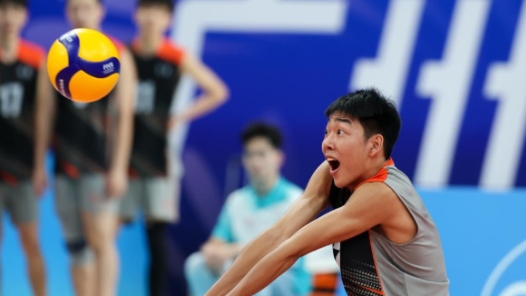 全运会｜排球——男子18岁以下组小组赛：重庆胜四川