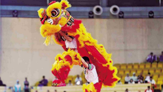 粤港澳全运会丨鼓点铿锵醒狮腾跃 粤港澳联队携手折桂