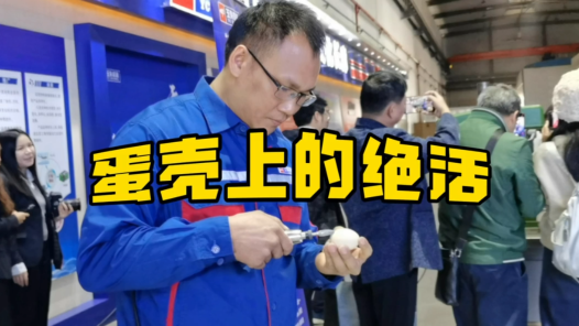 蛋壳上亮绝活，工匠级钳工是什么水平？