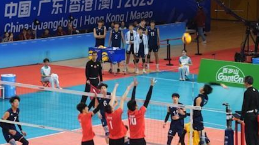 粤港澳全运会丨浙江队首次获得全运会男排U20组冠军