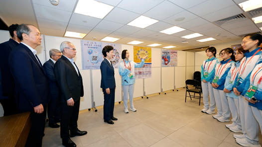 谌贻琴赴香港澳门检查第十五届全运会赛事组织工作